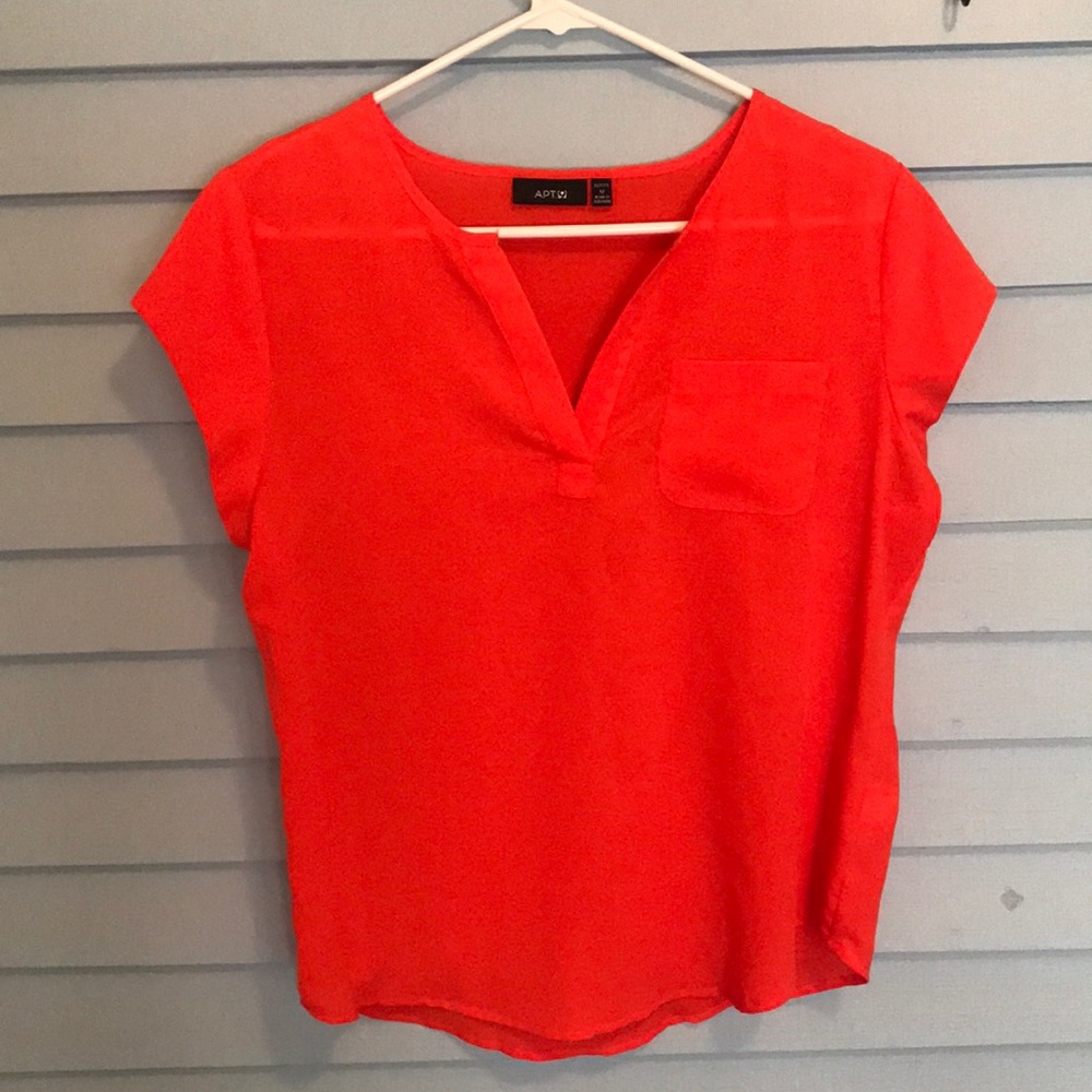 2 for $15/ Apt. 9 orange blouse